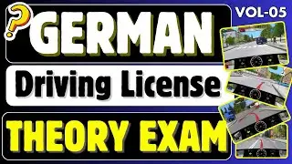 German Driving License Theory Exam - Picture Questions and Answers : Vol-05