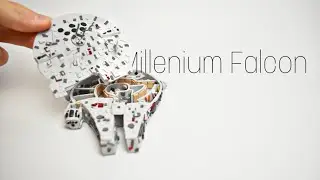 Star Wars Millennium Falcon Polymer clay tutorial