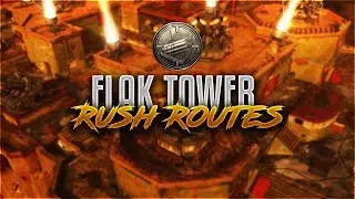 COD WW2 SnD - BEST Search and destroy Rush Routes on FLAK TOWER