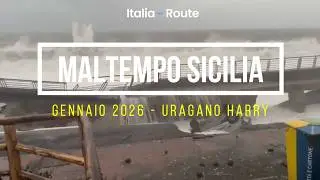 MALTEMPO IN SICILIA E DANNI CREATI DALL'URAGANO HARRY