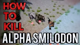 Trick To Easily Kill Alpha Smilodon | Jurassic Survival