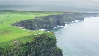 Grass Covered Cliff
