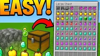 EASY NEW Minecraft Bedrock Duplication Glitch! (WORKING 1.22.01 DUPES)