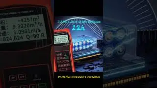 Portable Ultrasonic Flow Meter | Handheld Liquid Flow Measurement Device