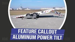 Feature Callout | Aluminum Power Tilt | Sure-Trac&reg; Trailers