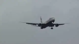 British Airways Boeing 767-300 G-BZHC Landing London Heathrow 09L