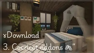 How to download All Cocricot Addons on mcpe,, aesthetic furniture mods 🏷ˎˊ-