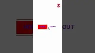 How To Create Menu With Hover Effect Using HTML and CSS | Tutorial