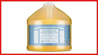 Dr  Bronner&rsquo;s   Pure Castile Liquid Soap Baby Unscented, 1 Gallon   Made with Organic Oils, 18 in
