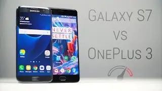 OnePlus 3 vs Galaxy S7 Edge Speedtest Comparison!