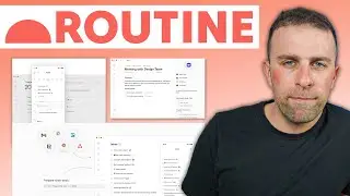 Routine: Daily Planner With Tasks and Calendar Review