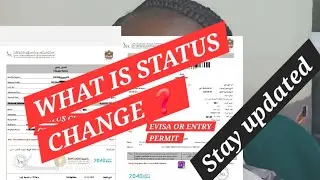 WHAT IS  VISA STATUS CHANGE AND HOW IT LOOKS LIKE, AVOID CONFUSION #fypシ゚viral #uae 