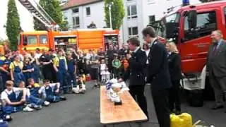 Weende - Stadtfeuerwehrtag - Ehrungen und Pokale. Teil 1