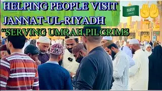 🇸🇦 Helping Umrah Pilgrims in Madinah 🤍 | Masjid an-Nabawi & Free Time in Riyadh