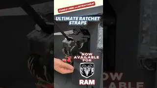 Ultimate Ratchet Straps for RAM Trucks! #RAMtrucks #ratchetstraps #bedaccessories