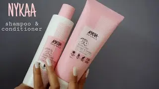 NYKAA naturals shampoo and conditioner apple cider vinegar review