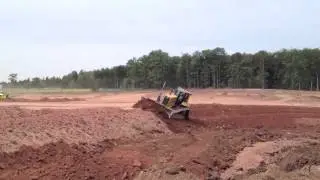Erdbewegung Thomas Hauff -- Erdarbeiten CAT D6 mit ATS (HD)