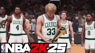 NBA 2K25 Finals Trophy Presentation In Every Era