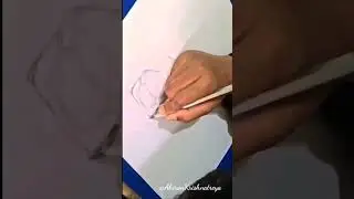 one point perspective l car outline art l #artshort #youtubefeed #shortfeed #youtubeshorts