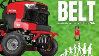 Craftsman Riding Mower Belt & Rubber Grommet Life Expectancy | T210 T2200K T3200 T4400 & other MTD