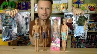 New Barbie 2018 Ken Fashion Pack Collection With Classic Water Play Ryan Unboxing Review