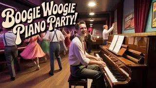 Boogie Woogie Piano Party!  | Vintage Energy & Swing  | Dance, Swing & Smile