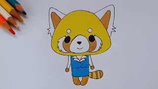 How to draw aggretsuko easy||sanrio charmmy kitty