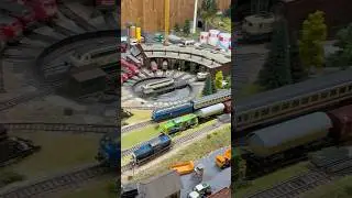 ESU BR 218 055 mit IC auf meiner Anlage - Einfahren w&auml;hrend dem Basteln &hellip;