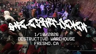 ONE EIGHT SEVEN @ DESTRUCTIVE WAREHOUSE - 1/10/2026 | FRESNO, CA