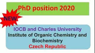 PhD positions In IOCB & Charles University 2020