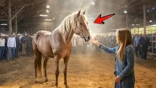 Wild Horse with Twisted Legs Rejected at Auction &mdash; What Happened After a Girl Touched It Shocked All