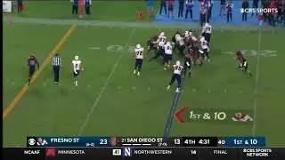 Jordan Mims rushing touchdown Fresno State vs San Diego State