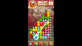 Toon Blast Level 7037 - NO BOOSTERS 🐻🐺🐱 | SKILLGAMING ✔️