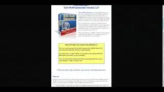 Before you buy Exit Profit Generator 7-20-14