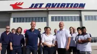 Jet Aviation Basel ALS Ice bucket Challenge 2014
