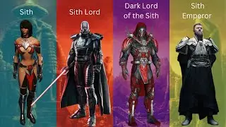 All 6 Sith Ranks (Old Republic Era)