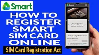 How To Register Smart Simcard Philippines | Smart Sim Online Registration | Tagalog Tutorial
