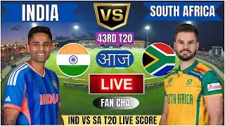 Live IND Vs SA T20 WC Match | Live Cricket Match Today | IND vs SA 43rd T20 1st innings #livescore
