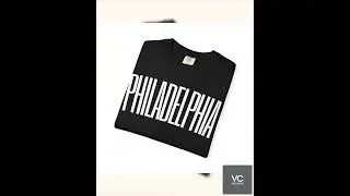 Philadelphia Comfort Colors T-Shirt (B&W)
