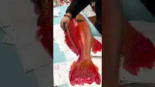 जापान की Fish Art Technique #facts #shorts
