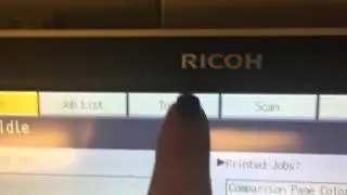 Color Calibration at the Ricoh MFD