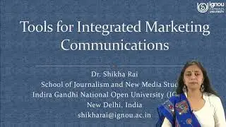 Tools for Integrated Marketing Communications