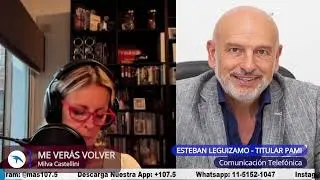 #MeVerasVolver| Milva Castellini habla con Esteban Leguizamo Titular de Pami sobre los medicamentos
