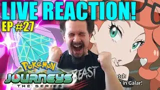 RAIHAN VS LEON!! SONIA MAKES HER DEBUT!! Crasher *LIVE* Reacts: Pok&eacute;mon Journeys Episode 27!