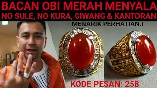 😍SOLD OUT😍 (KODE PESAN: 258) BACAN OBI MERAH HQ KRISTAL, NO KURA, NO SULE. WA: 0878-5784-4807