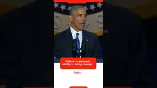 Barack Obama | Believe in personal ability to bring change #shorts #barackobama