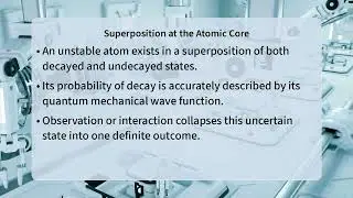 What Is the Quantum Link Between Decay and Superposition?