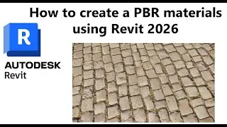 How to create PBR materials using Revit 2026 #pbr #revit #materials #floorplan