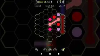 Flow #385 Hexes Sampler 7x7 level 85