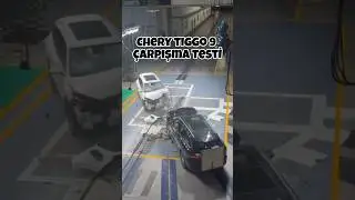 Chery Tiggo 9 carpışma testi. Acımak yok #chery #tiggo9 #otogundem #test #new